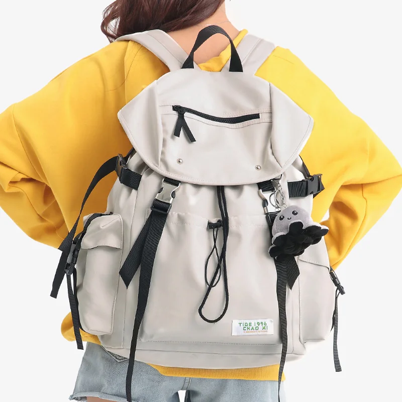 Men Women Nylon Laptop Student Backpack Girl Boy Leisure School Bags Male Ladies College Backpack Travel Fashion Female Book Bag