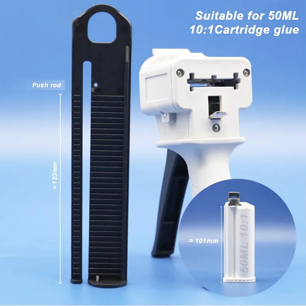 Manual 1:1 2:1 10:1 Glue Gun Dispensing Gun AB Epoxy Sealant Glue Gun Applicator Glue Adhesive Squeeze Mixed Manual Caulking Gun