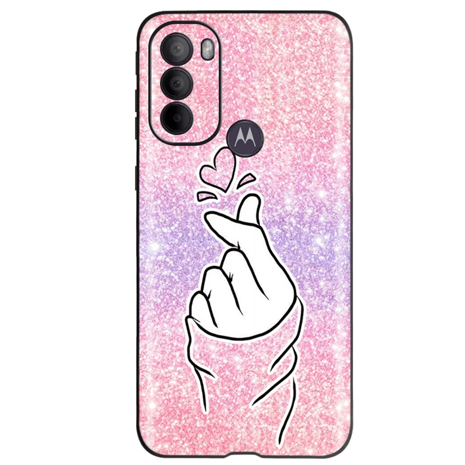 For Motorola Moto G31 Phone Case Fashion Printing Soft TPU Cover For MOTO G31 2022 Motog31 G 31 4G Black Silicone Cases