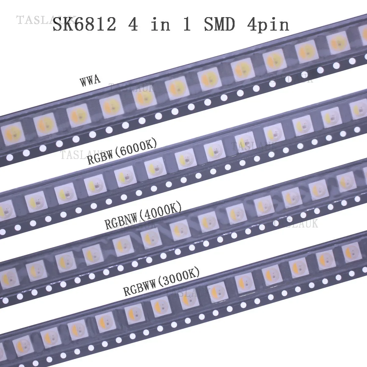 100PCS 1000PCS New Version LED Chip WS2812B 5050 RGB SMD WS2811 IC WS2812 For Strip Screen etc