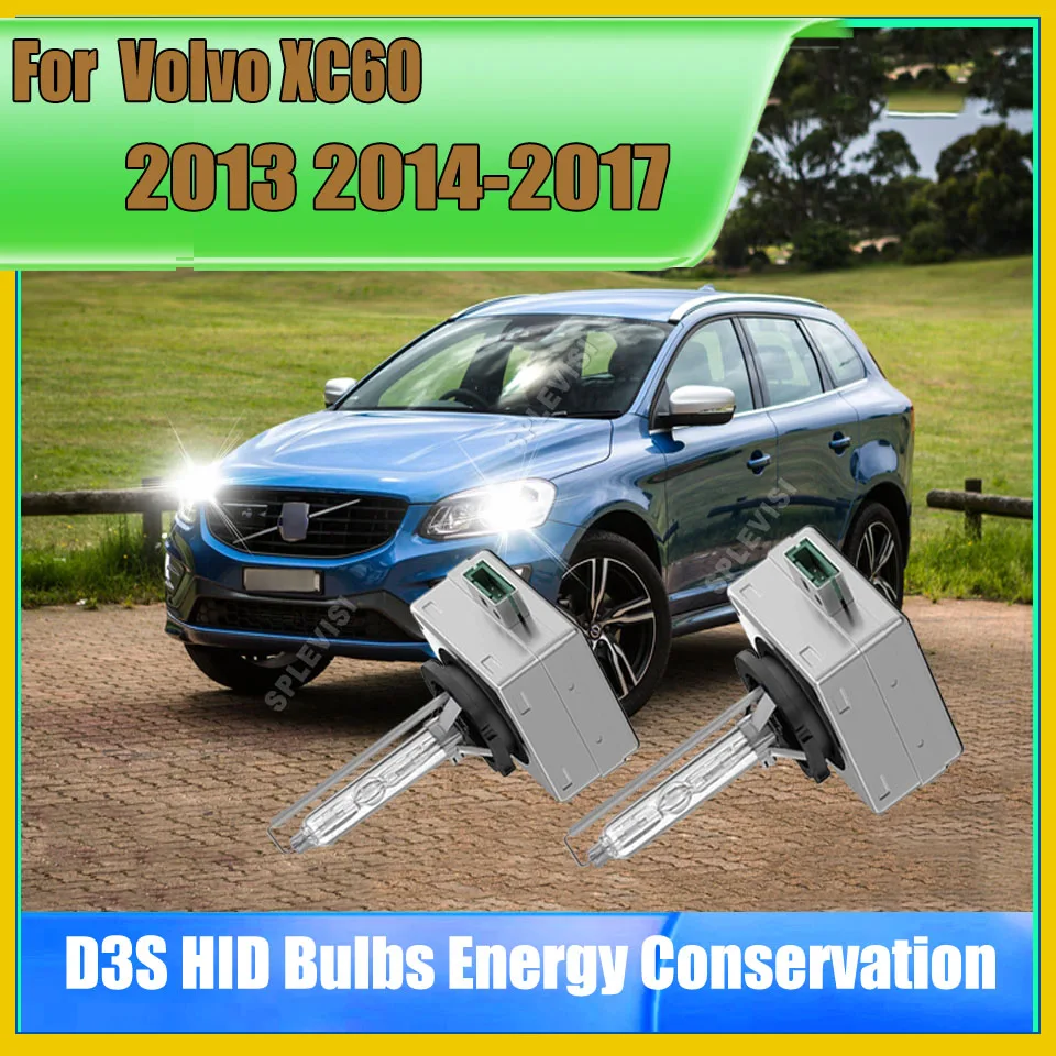 

2PCS D3S LED Headlights 4500LM Car Light 35W Bulbs -360-degree luminous tube For Volvo XC60 2013 2014 2015 2016 2017