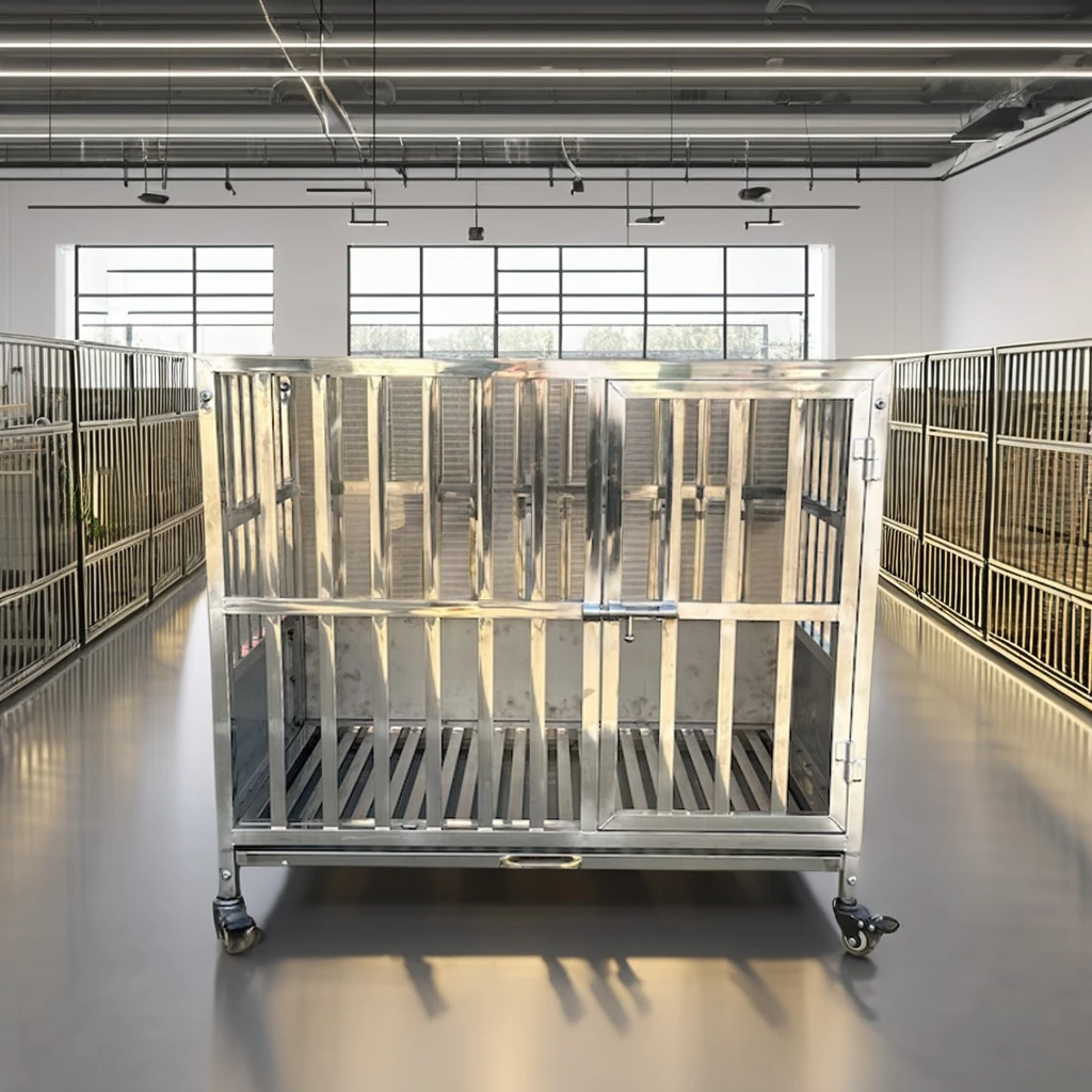 

Акция! Новая модель: Классическая дышащая клетка для собак и кошек из нержавеющей стали в современном стиле, упакованная в пластиковую коробку, простой дизайн.