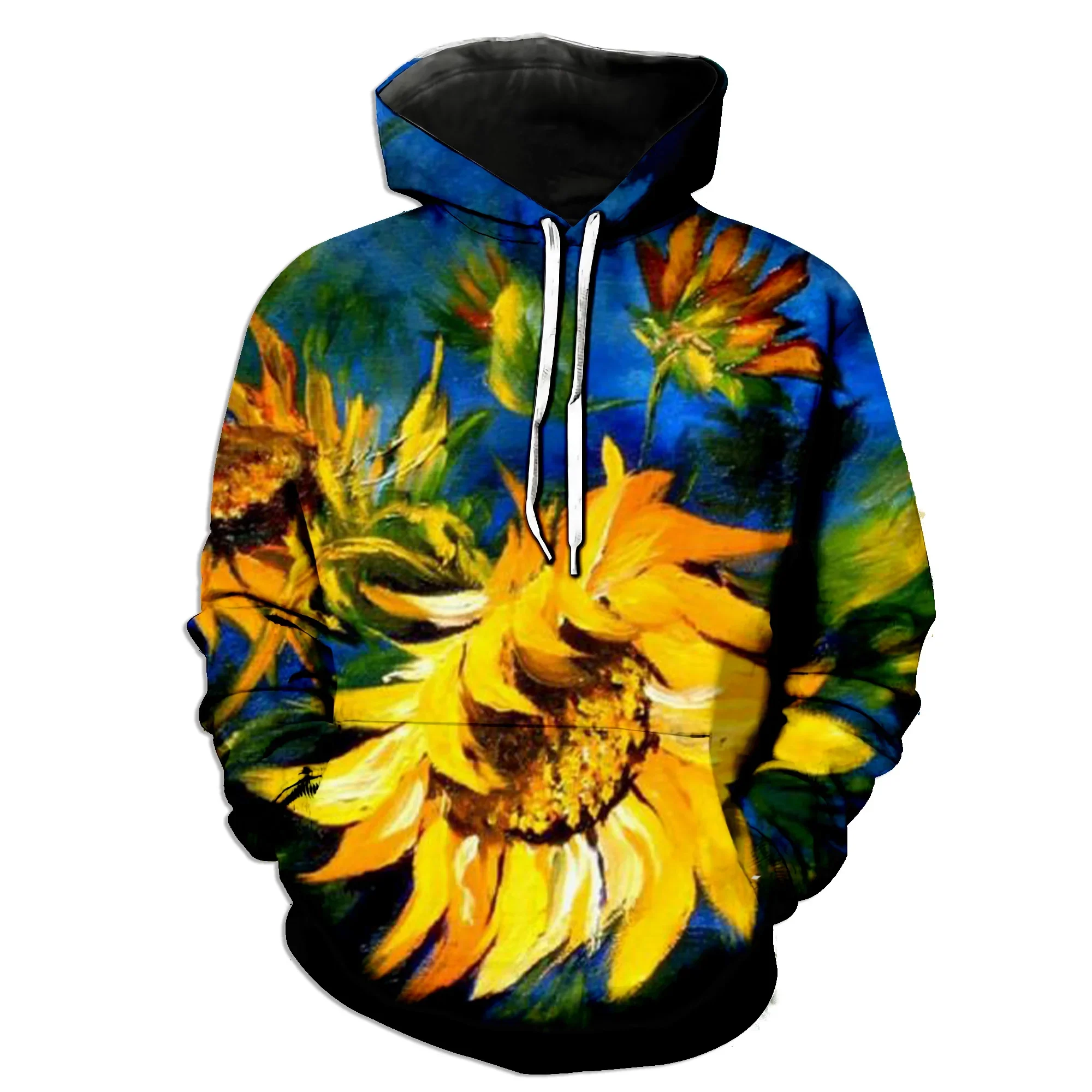 

Pretty Art Paintings of Van Gogh's Sunflower Pattern Hoodie for Men Women Jumpers Sweatshirt Hoodie Tops