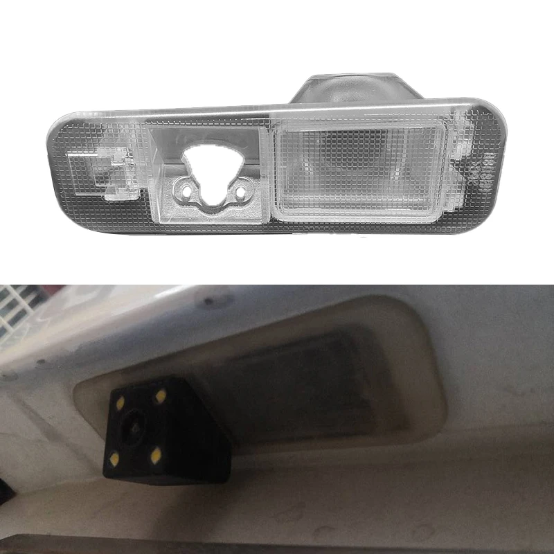 1Pc Car Parking Rear View Camera Bracket License Plate Light Cover Housing Plastic for Kia Rio 2 3 5  K2 Pride Sephia Sport