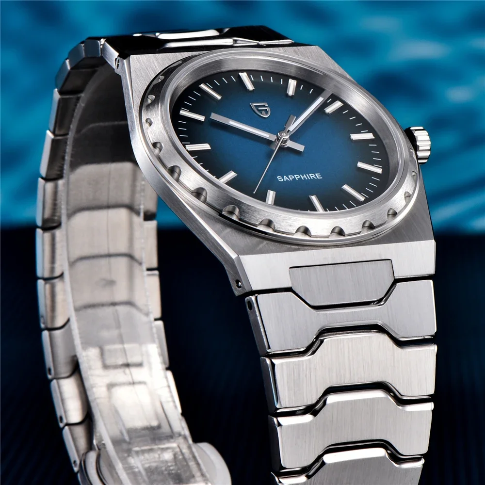PAGANI DESIGN 2025 New Men's Sport Quartz Watches Ultra-Thin 7mm Series 222 Sapphire Stainless Steel Waterproof Watches for Man