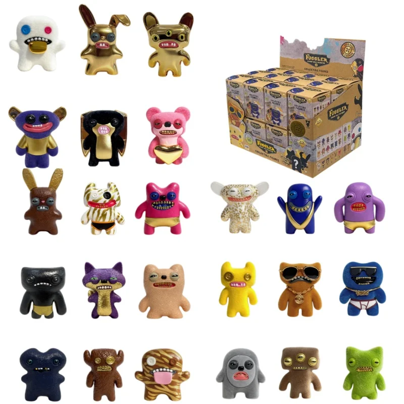 

Original Fuggler Funny Ugly Monster Blind Box Figure Mini Figurine Ornament Trendy Toy Collection Surprise Box Birthday Gift
