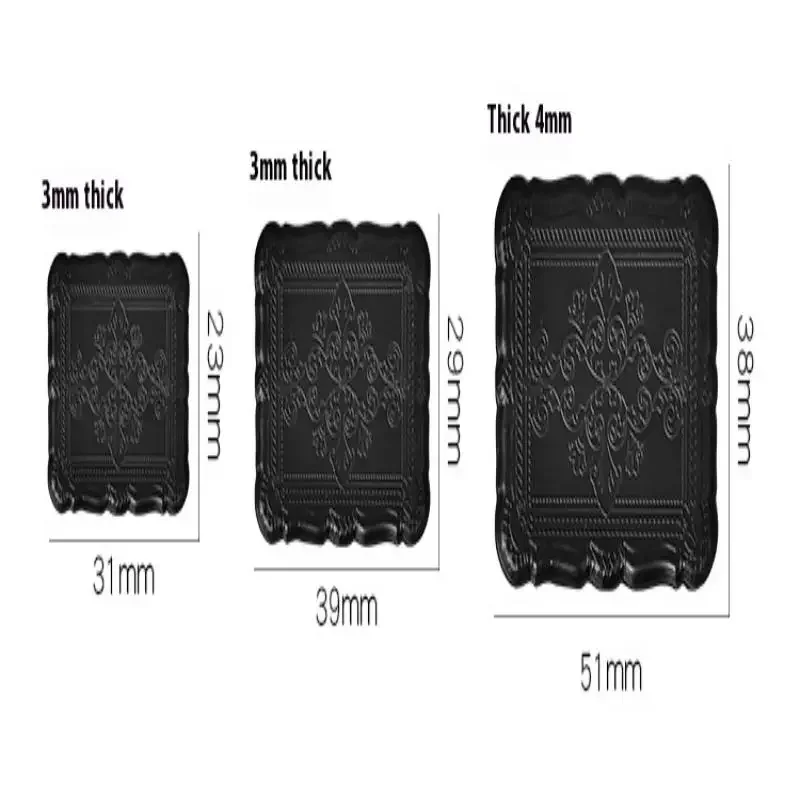 1Pcs Puppenhaus Simulation Mini Relief Muster Platte Lebensmittel Gericht Platten Küche Geschirr Dekoration Puppen Haus Zubehör Spielzeug