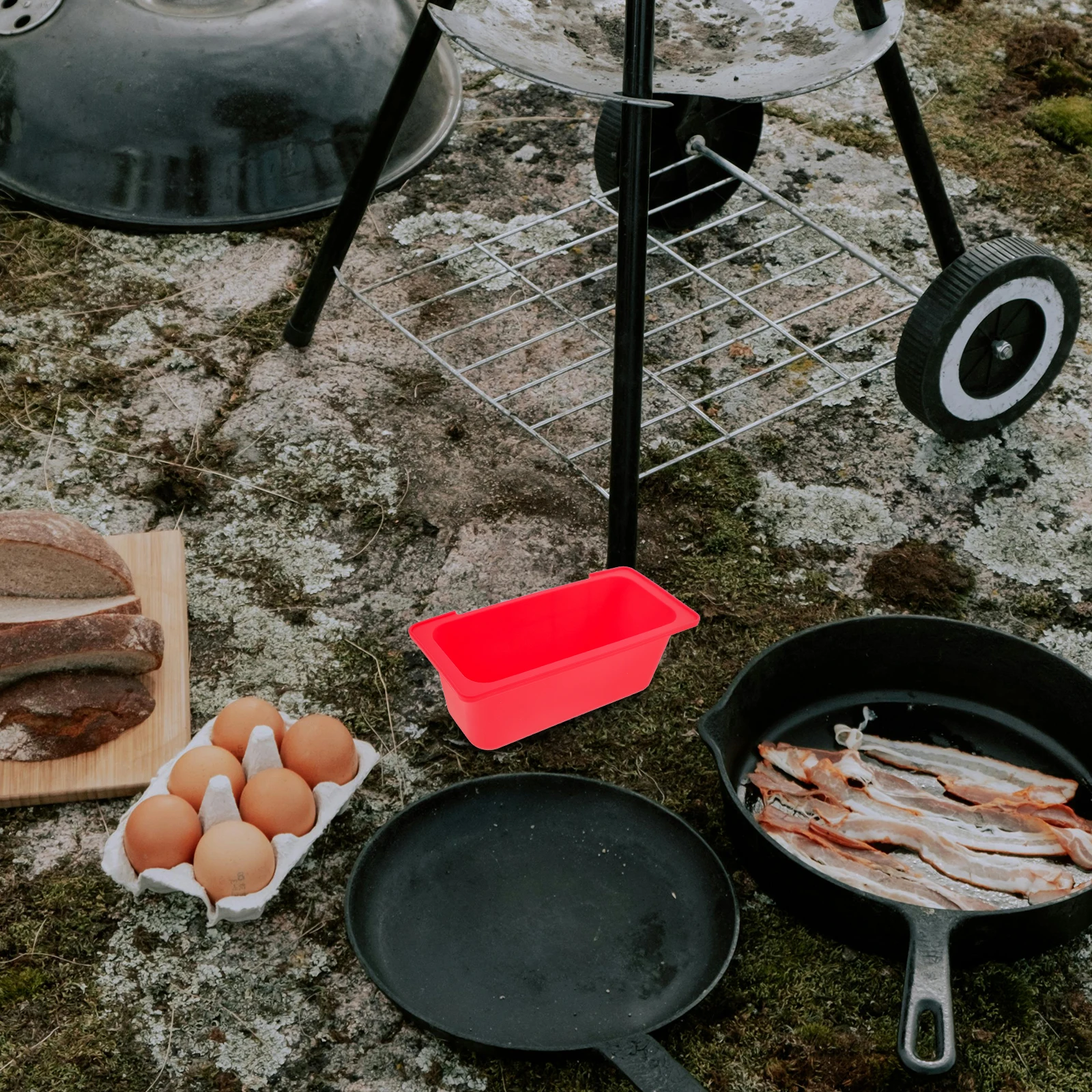 

Reusable Silicone Grease Catcher Liner Camping Outdoor Drip Pan Easy Clean Replacement Oil Liners Grease Cup Accessories