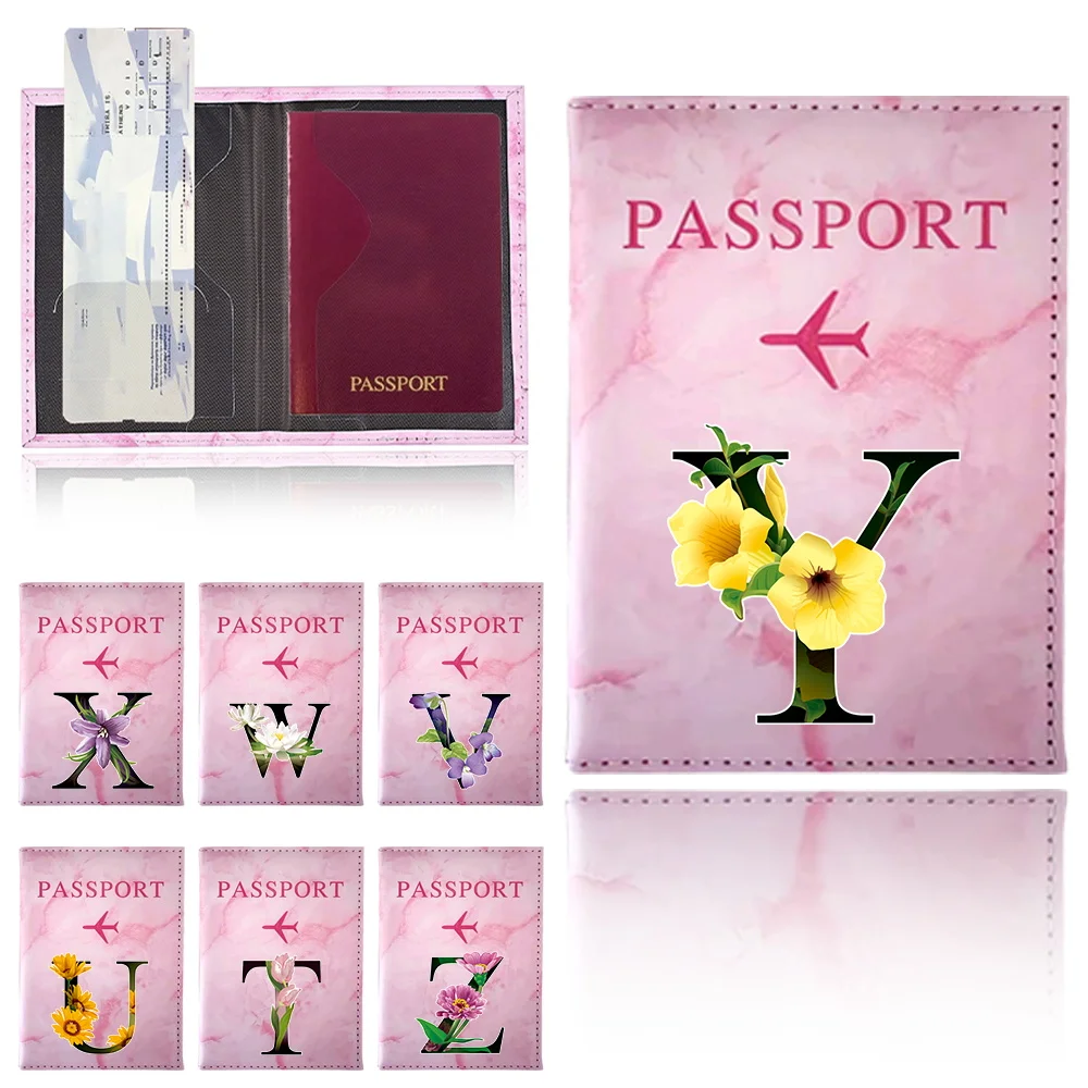 Passport Storage Bag Fashion Wallet Business Travel Accessories Flower Color Series Unisex Credit Card Passport Storage Bags