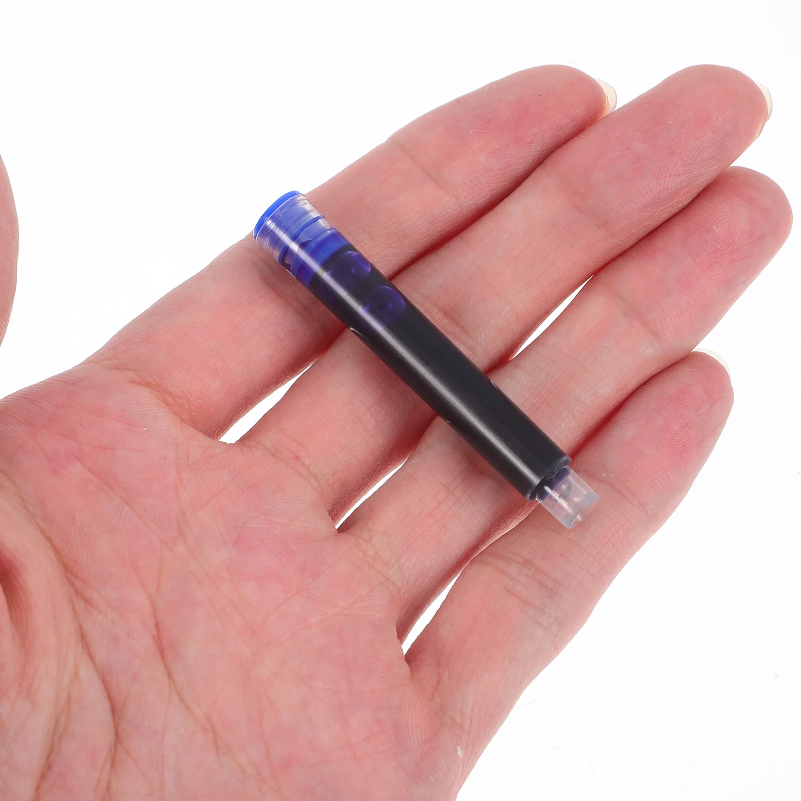 1Set Fountain Pen Ink Cartridges Quick Drying Black Refillable Ink Refills Smooth Writing for Homework School Use Writing