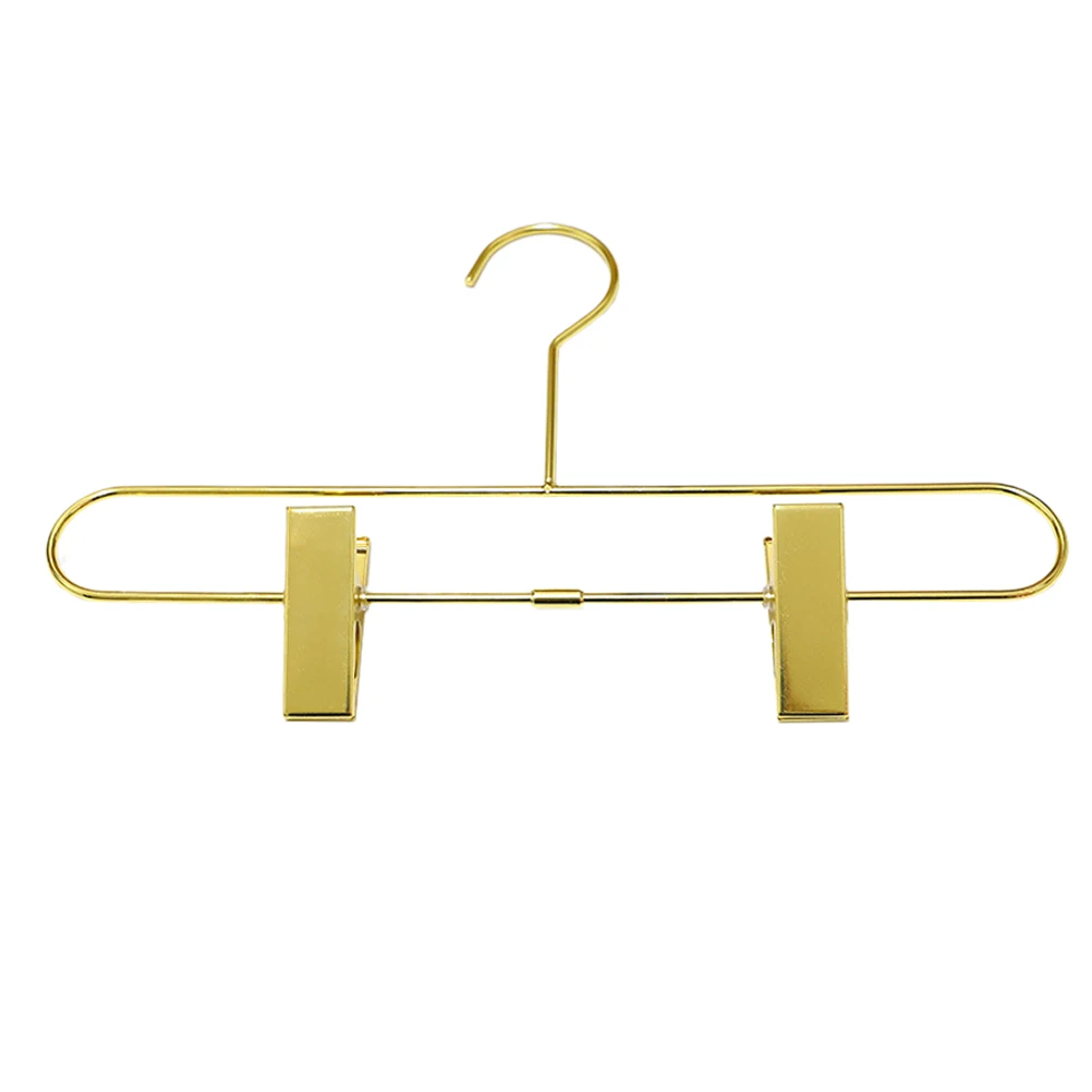 

Retractable Pants Rack Multi-Function Metal Drying Rack Non-Slip Arms Space-Saving For Closet Kitchen Home Use Golden Pants Sock