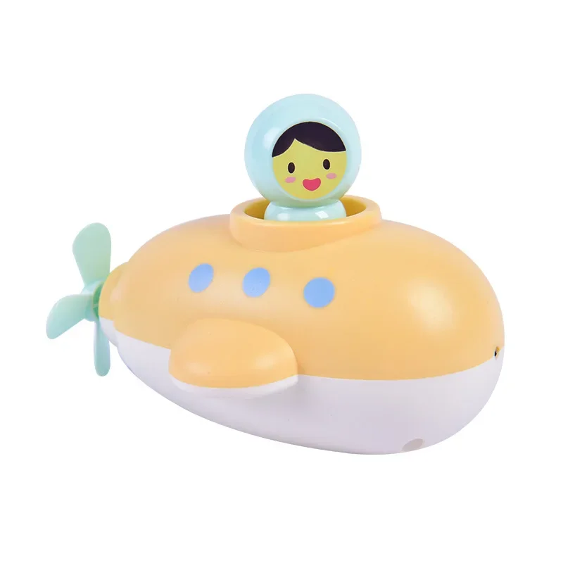 Kinderen Bad Water Spelen Speelgoed Keten Boot Zwemmen Drijvende Cartoon Submarine Baby Baby Early Education Badkamer Strand Geschenken