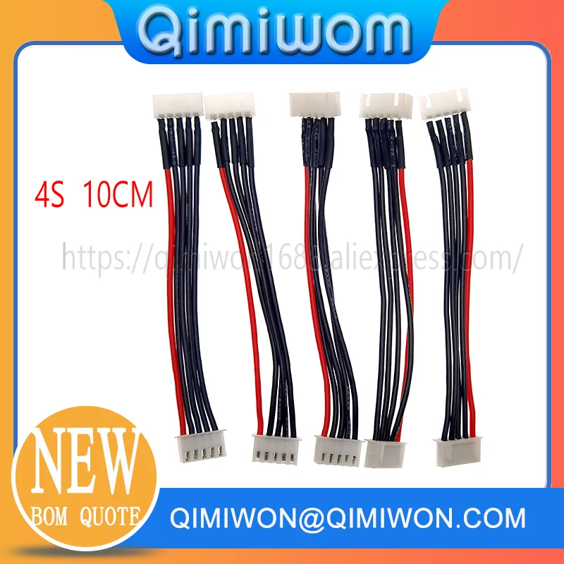5PCS JST-XH 2S3S4S5S6S Lipo Battery Balance Charge Extension Cable Male to Female Extensions Wire 22AWG For IMAX B6 B6AC Charger