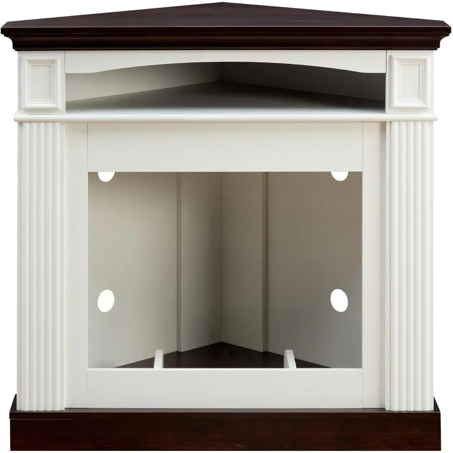 

36.2 Corner Mantel Cabinet with 23Inch Electric Fireplace Insert Heater Designed for Living Room or Bedroom Ideal for Creating