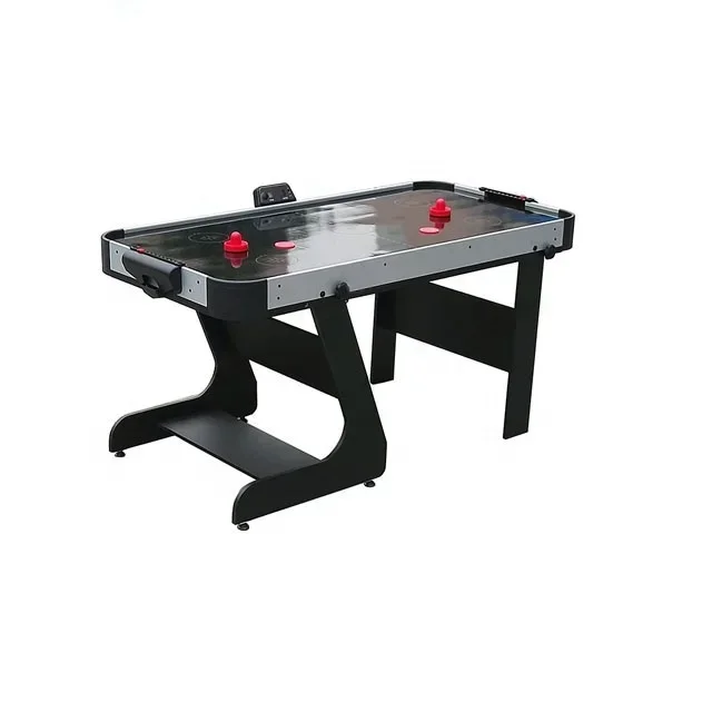 Save Much More Space and Folding Leg Game Sports Air Hockey Table With Electric Score For Family Use