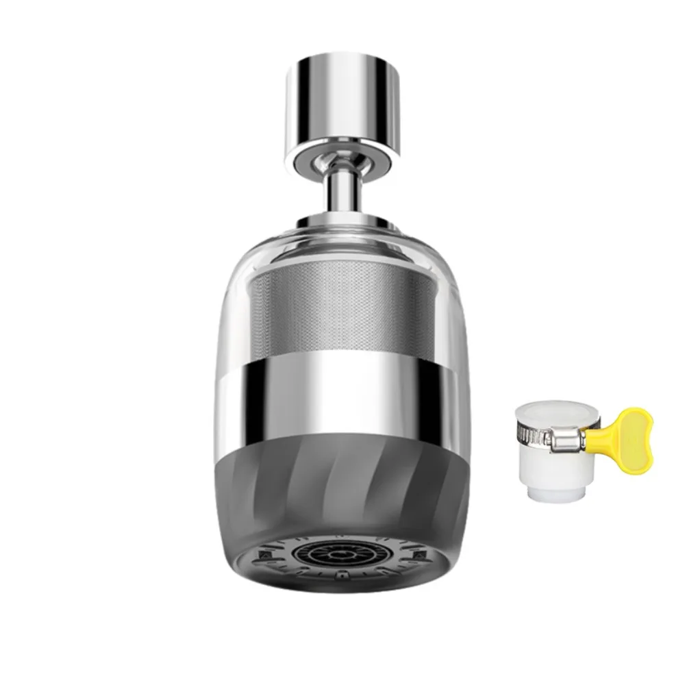 

3 Modes Kitchen Faucet Extender Stainless Steel Filter Rust-proof Faucet Splash Filter Rotatable Removable Faucet Bubbler Nozzle