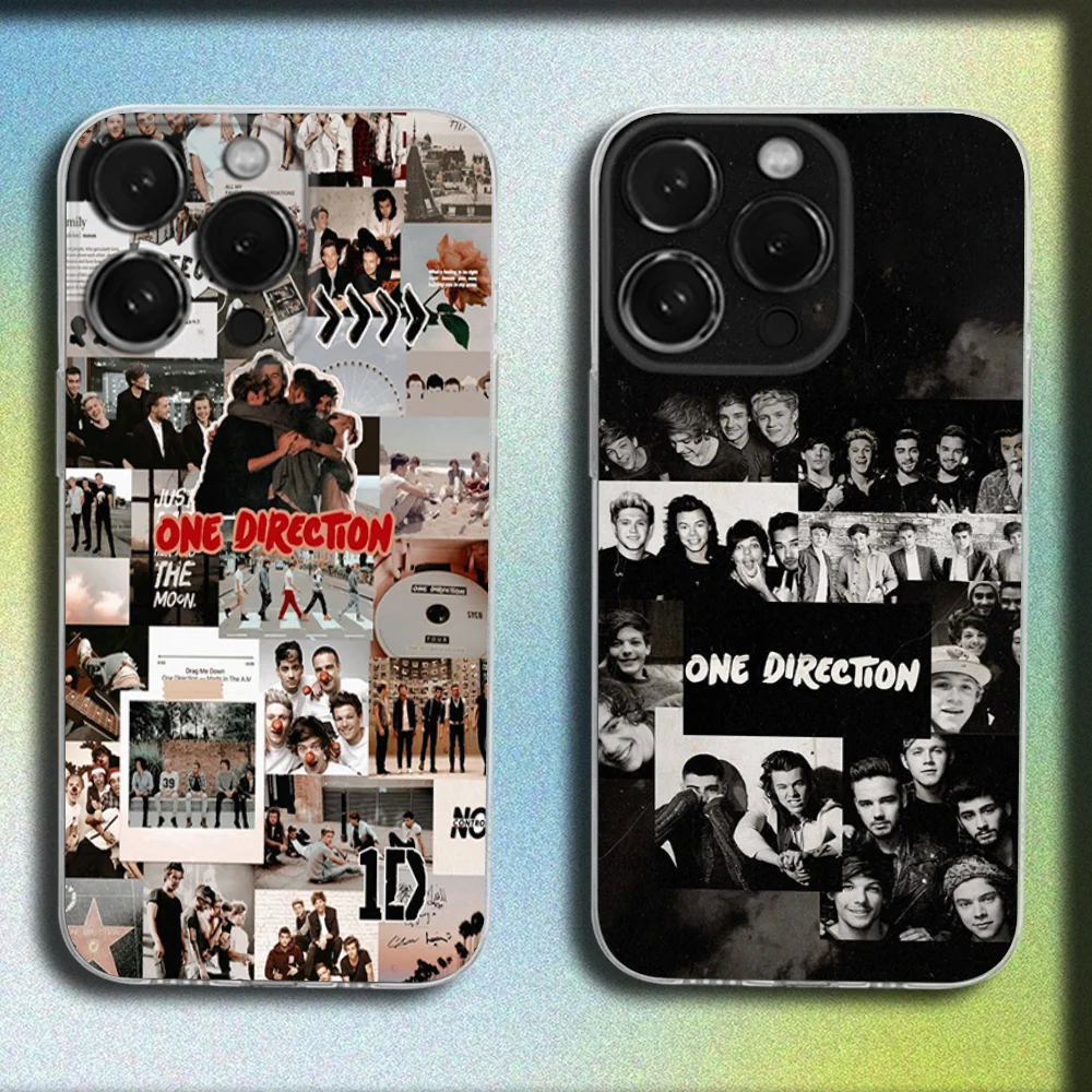 

Band One D-Direction Phone Case For iPhone 16,15,14,13,12,11 Plus,Pro,Max,XR,XS,Plus,SE,Mini Transparent Soft Cover