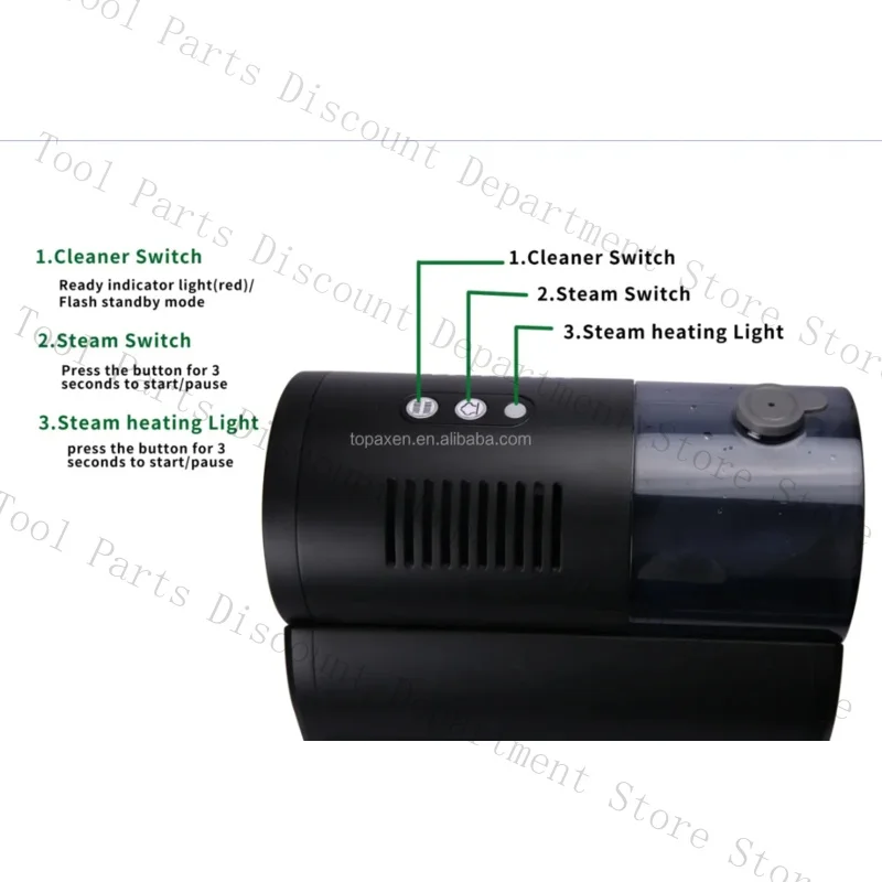 Salon Professional Brush Cleaner - Steam Belt Sterilizer Round Brushes (Portable Design)