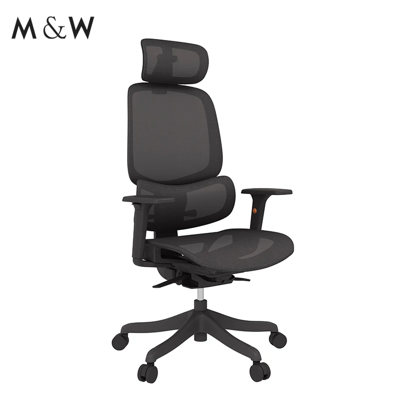 M&W Factory Manufacturer Office Wheel Chair Furniture Single Desk Cheap Ergonomic Office Chair