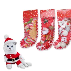 1PCS Pet Doy Cat Toy Christmas Set Plush Game Gift Cute Plush Cat Toys Interactive Funny Mimi Home Indoor Pet Toys