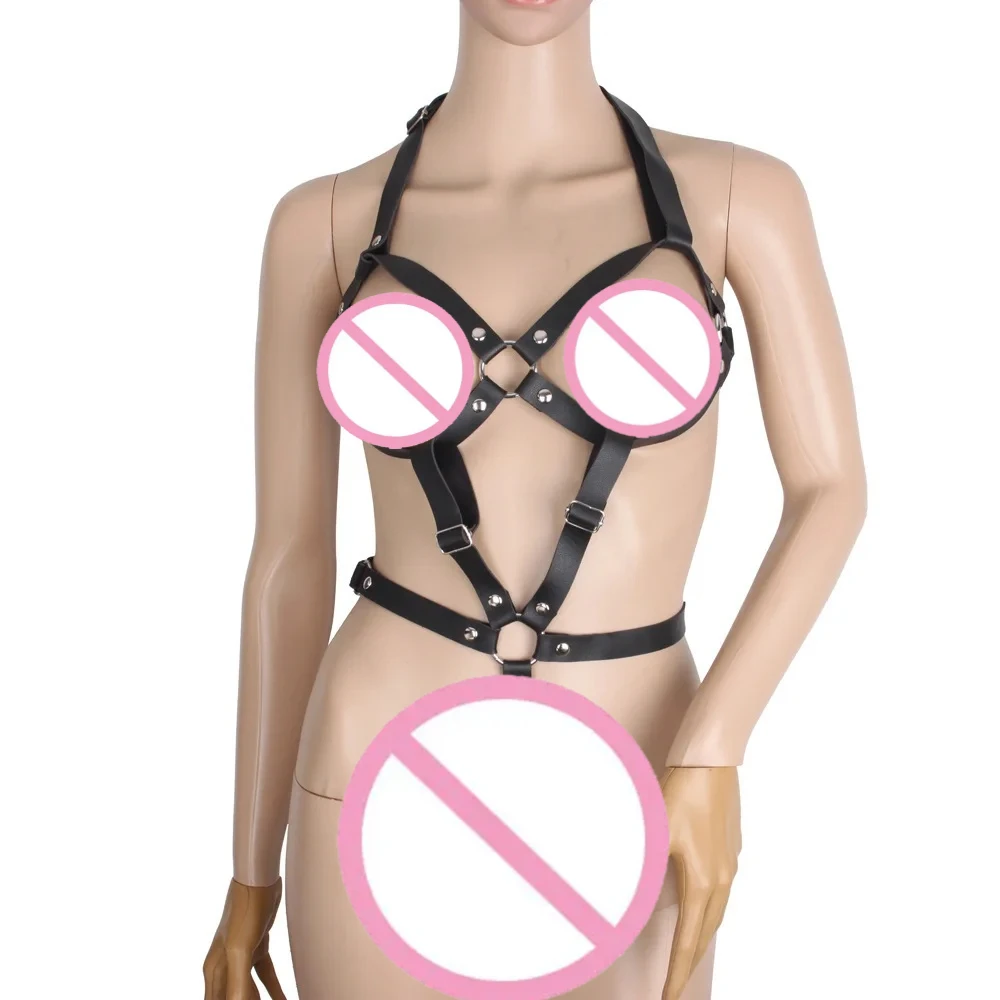 

New Hot-selling European And American Sexy Leather Street Shooting Nightclub Punk Style PU Bondage Strap Belt