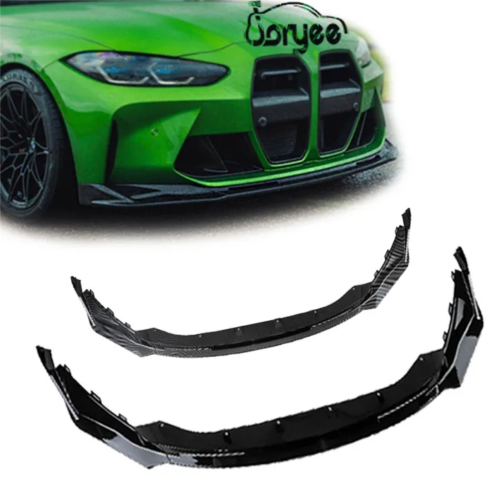 

2024 New VRS Front Lip Splitter For M3 G80 M4 G82 2021 2022 2023 Carbon Fiber Spoiler Body Kit Tuning Accessory Car Parts MP