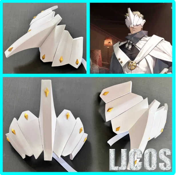 

Anime Reverse:1999 Mask Take Photo Props Student Hairpin Cosplay Costume Handmade Hair Accessories Gifts