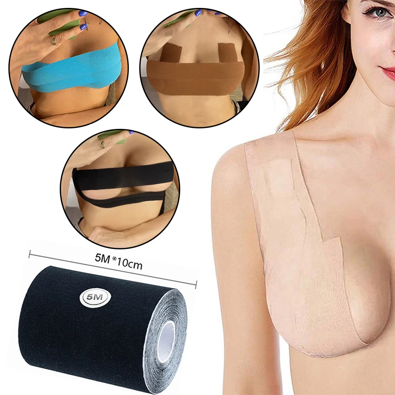 10cm Width Women Breast Nipple Covers Push Up Bra Body Invisible Breast Lift Tape Adhesive Bras Intimates Sexy Bralette Pasties