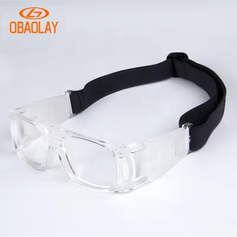 OBAOLAY Children's Basketball Sports Glasses Kids Football Soccer Goggles Anti- Impact Professional Basketball Eyewear For Child