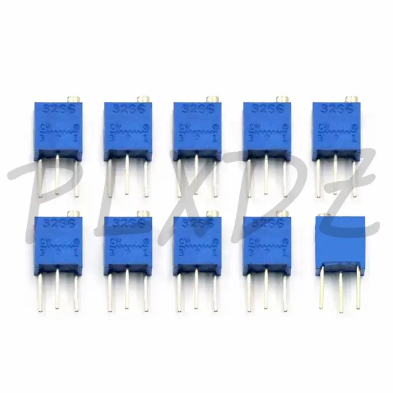 10PCS 3266W Top Adjustment Adjustable Precision Potentiometer 1K 2K 5K 10K 20K 50K 100K 200K 500K 103 1M 100 200 500 ohm