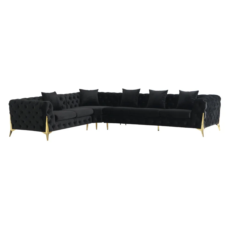 

Designer Italian light luxury villa large flat floor living room