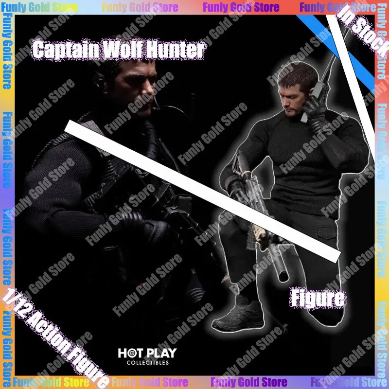 

HOT PLAY Resident Evil 1/12 Action Figure HP001 Captain Wolf Hunter Chris Anime Figures Collectible Joint Movable Model Toy Gift