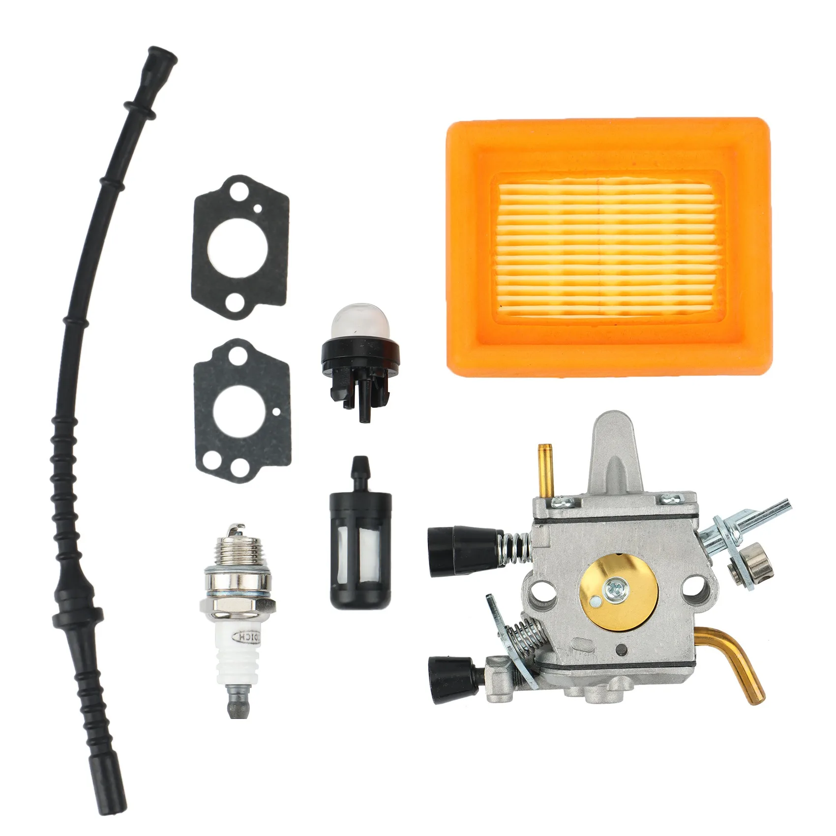 خط فلتر الوقود المكربن لـ Stihl FS400 FS450 FS480 SP400 Zama C1Q-S34H Carb 41281200651