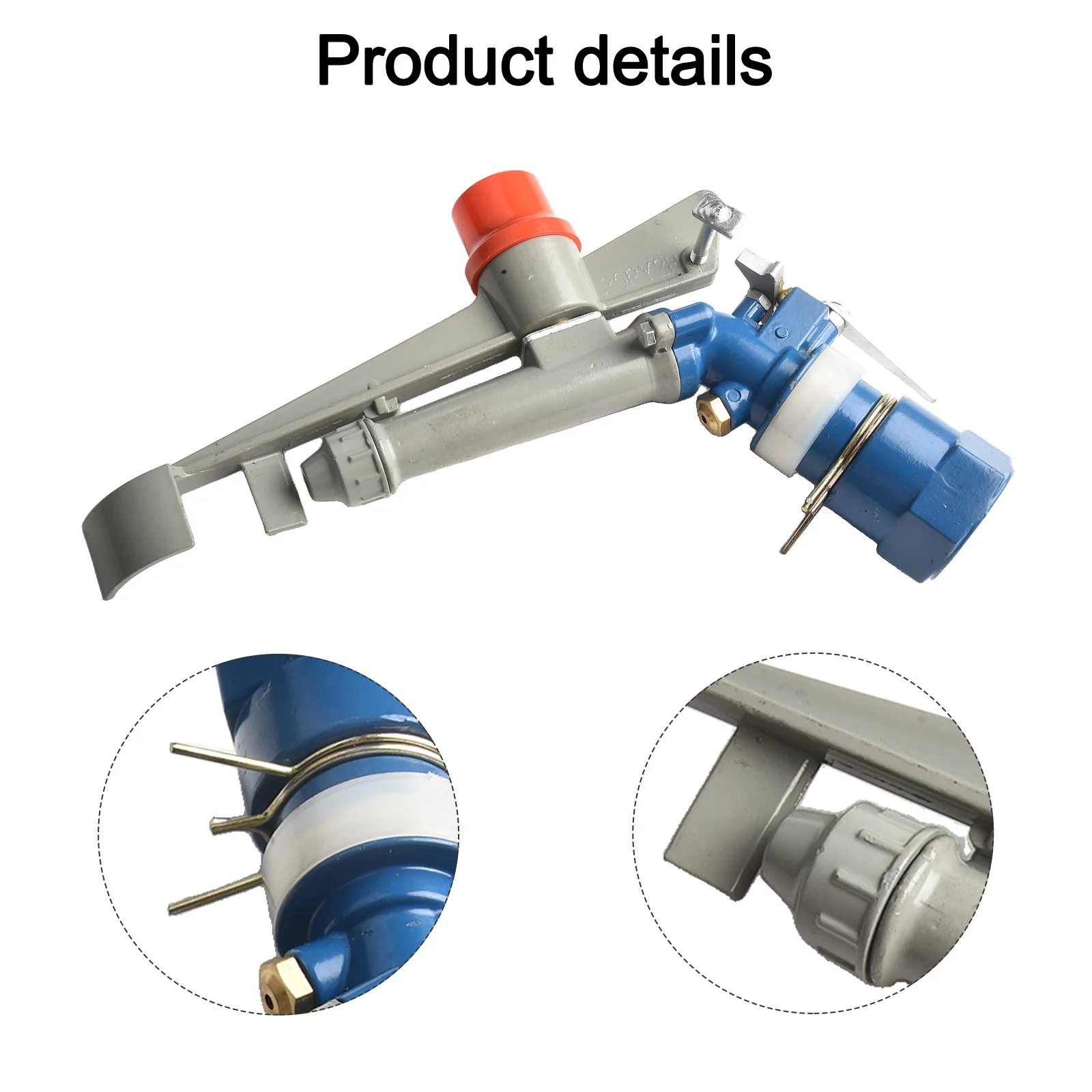 

Разбрызгиватели Серебряный и красный разбрызгиватель с внутренней резьбой и широким покрытием для орошения для всех видов наземных и сельского хозяйства