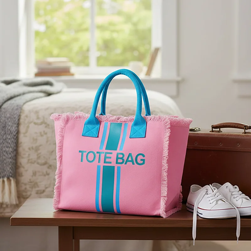 Bolso de mano de gran capacida - Canvas Tote Designer reseña y precio