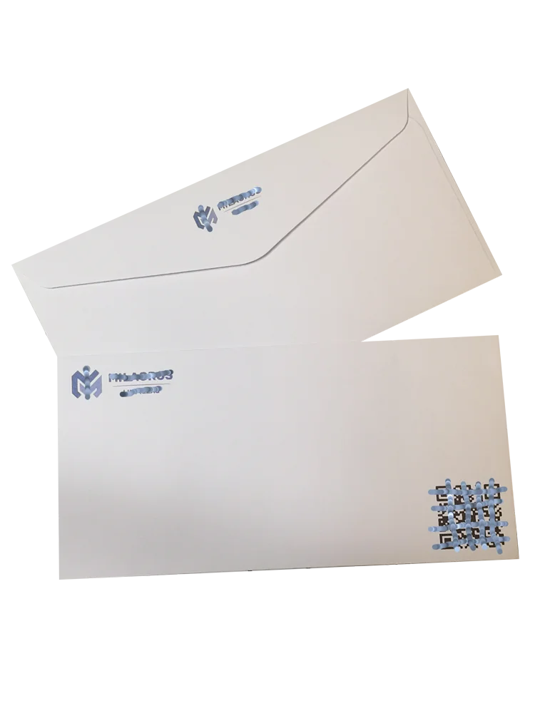 Personalize Wood Pulp Paper Envelope Custom Business Envelopes