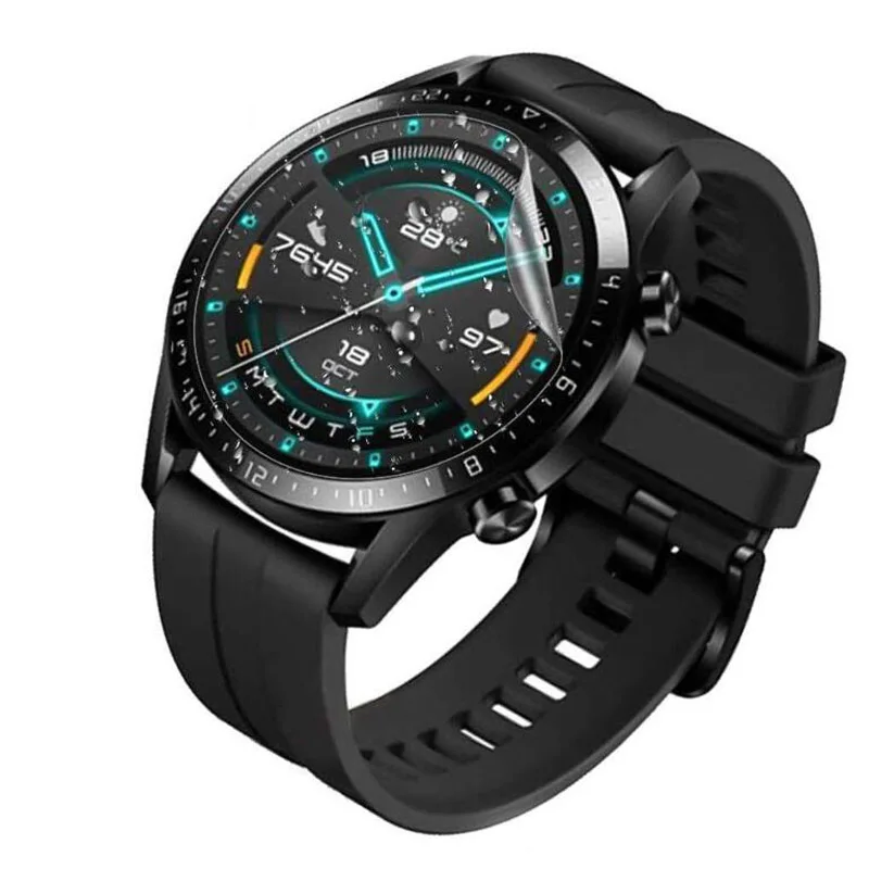 Cubierta protectora de pantalla de película de TPU para Huawei Watch 3/3pro 48mm GT3 GT Active/Elegent/2e Honor Magic 2 46mm GT2 42mm GS Pro GT2e