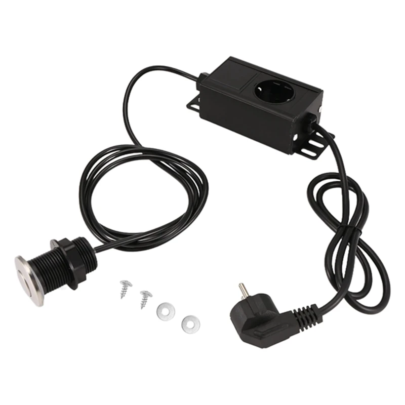 

New Garbage Disposal Air Switch Kit, Garbage Disposal Button, Garbage Disposal Switch Button, Waste Disposer On/Off EU Plug