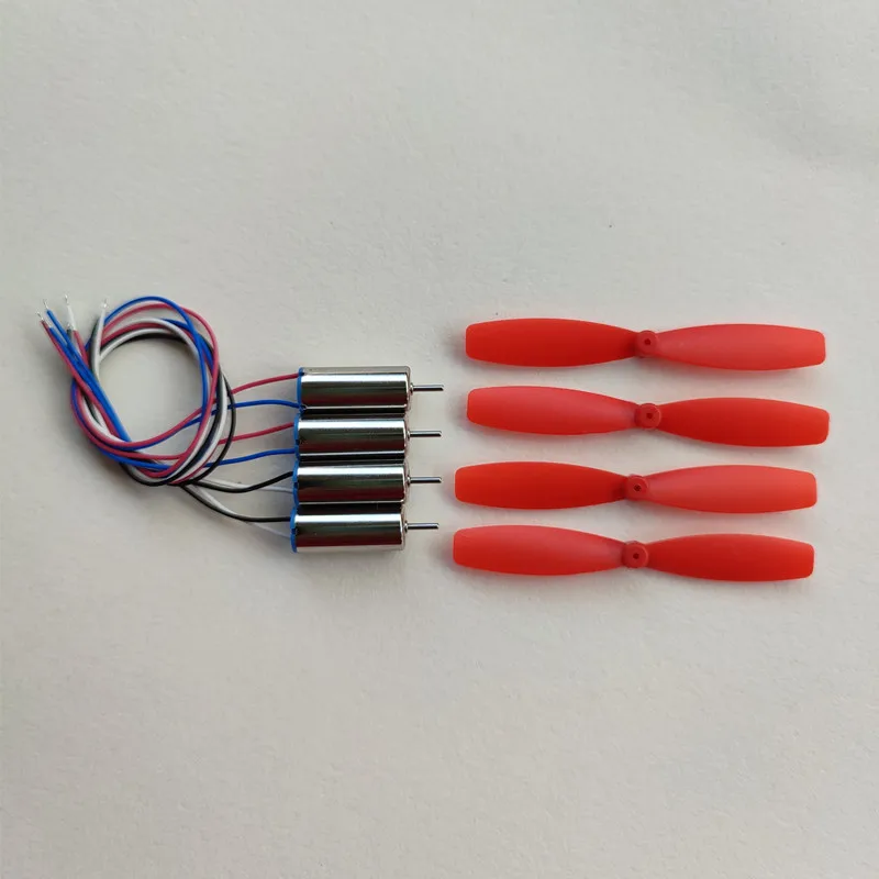 DIY DC 3.7V 716 Hollow Cup Coreless High-speed Motor 55MM Propeller Cw CCW for DIY Micro FPV Quadcopter