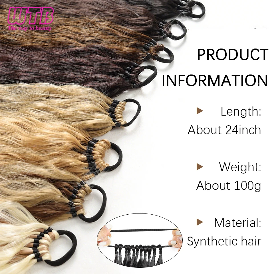 Thumbnail 4 - #77 Latest Synthetic Drawstring Ponytails Offers
