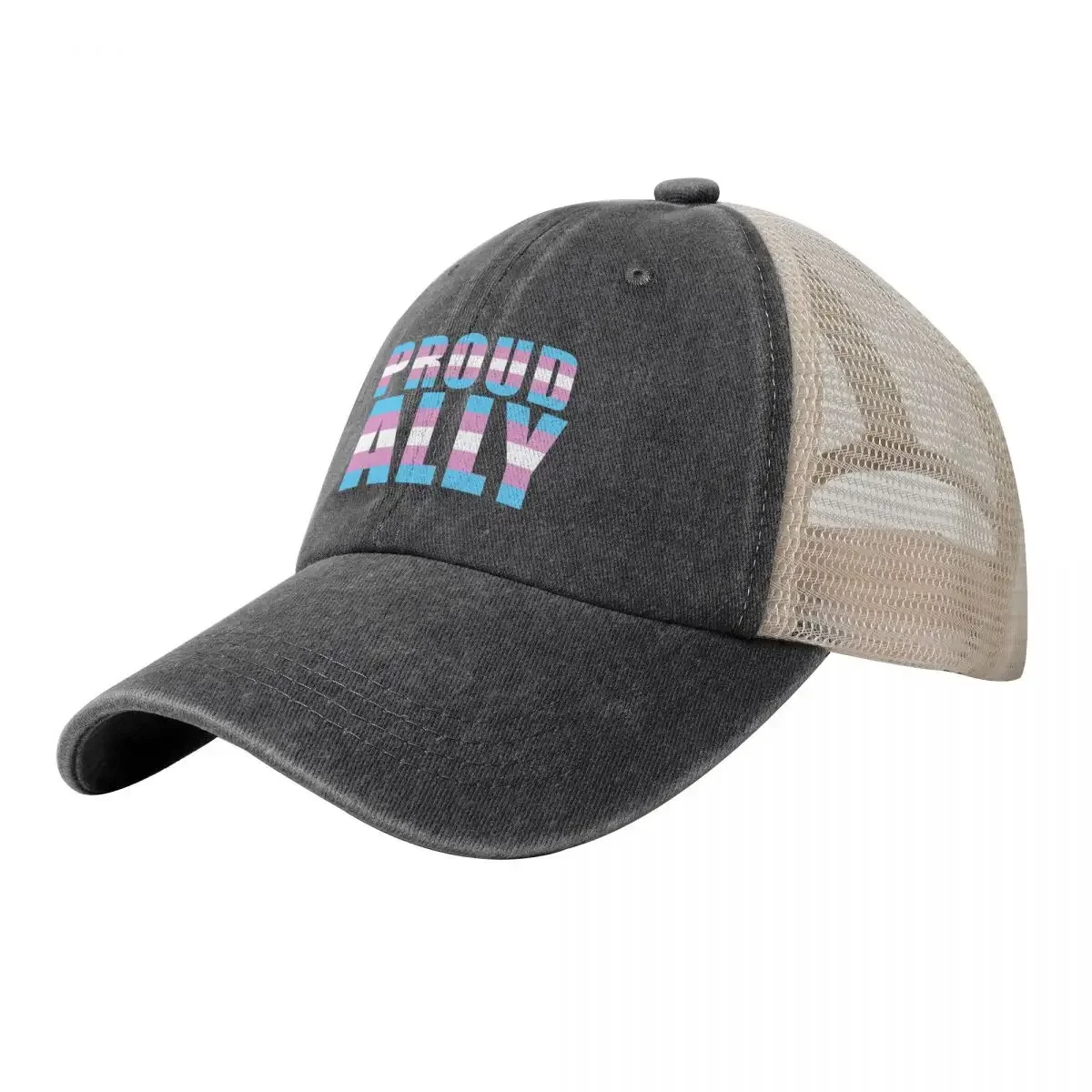 

proud ally proud transgender trans lgbt lgbtq pride month Baseball Cap Snap Back Hat Men's Caps Women's