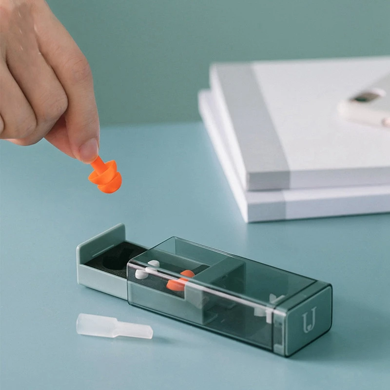 - سدادات أذن عازلة للصوت من السيليكون الناعم من BOFF لتقليل الضوضاء أثناء النوم، سدادات أذن قابلة لإعادة الاستخدام