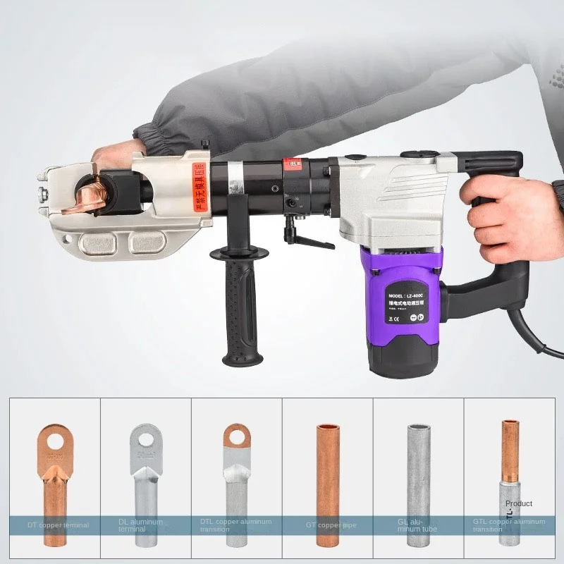 1908 1100 واط كماشة هيدروليكية كهربائية محمولة بطارية ليثيوم النحاس الألومنيوم محطة العقص كماشة rechargeab 922