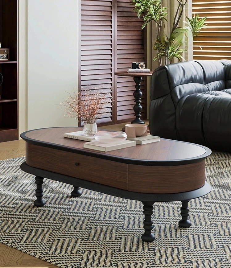 

Американский древний стиль, чайный столик из цельного дерева, французский чайный столик в кремовом стиле, современный домашний чайный столик для гостиной