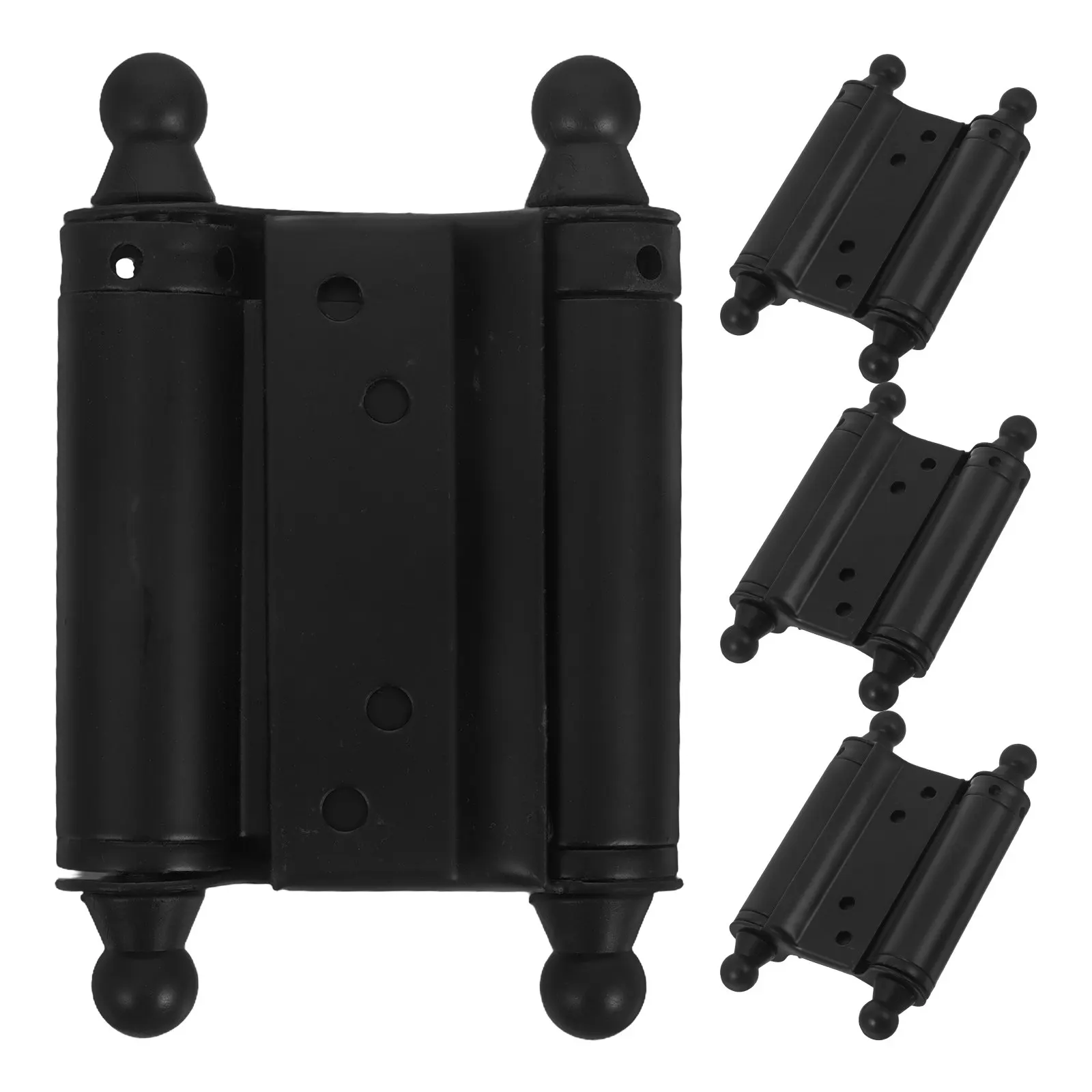 

Комплект из 4 автоматических дверных петель с двойной пружиной из нержавеющей стали для дверей, шкафов, ворот, внутренних и наружных работ, сверхмощные