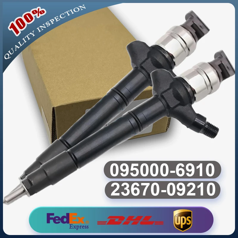 

095000-6910 23670-0R120 23670-0R020 23670-09210 23670-09290 Common Rail Injector for Toyota Engine 2AD-FTV Corolla Verso RAV4