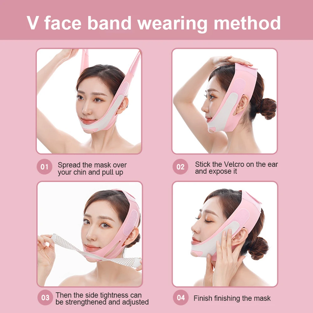 Elastic Face Slimming Bandage V Shaper V Line Lifting Mask Face Lifting Anti Wrinkle Strap Band Sleeping Mask Beauty Health