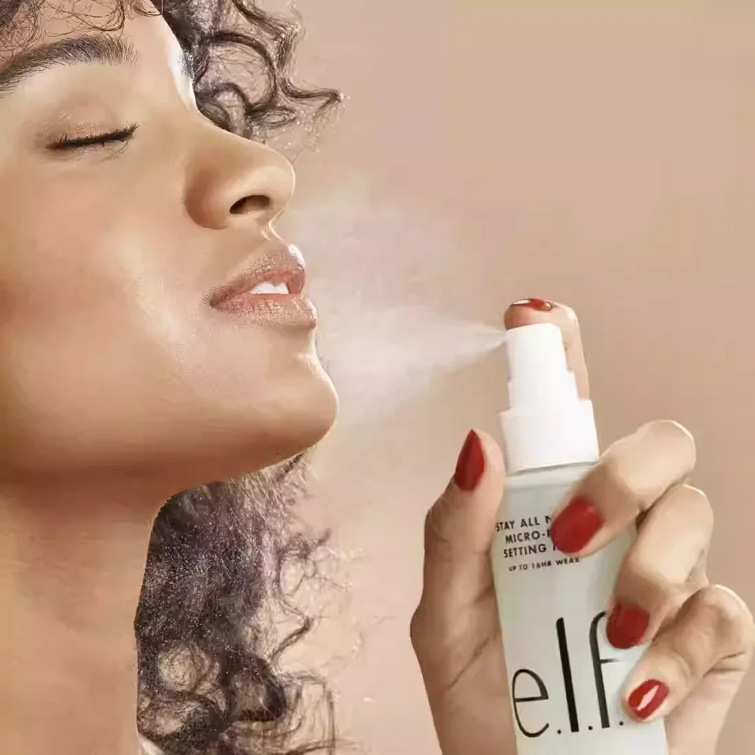 ELF – Spray de maquillage longue durée, maintien de maquillage, hydratant et contrôle de l'huile, chute rapide, formation de Film et prévention de l'adhérence du maquillage