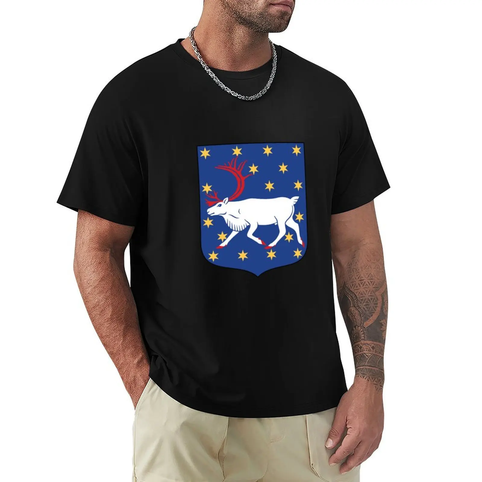 V?sterbotten Sweden T-Shirt Basic Solid Color Casual Tee Shirt