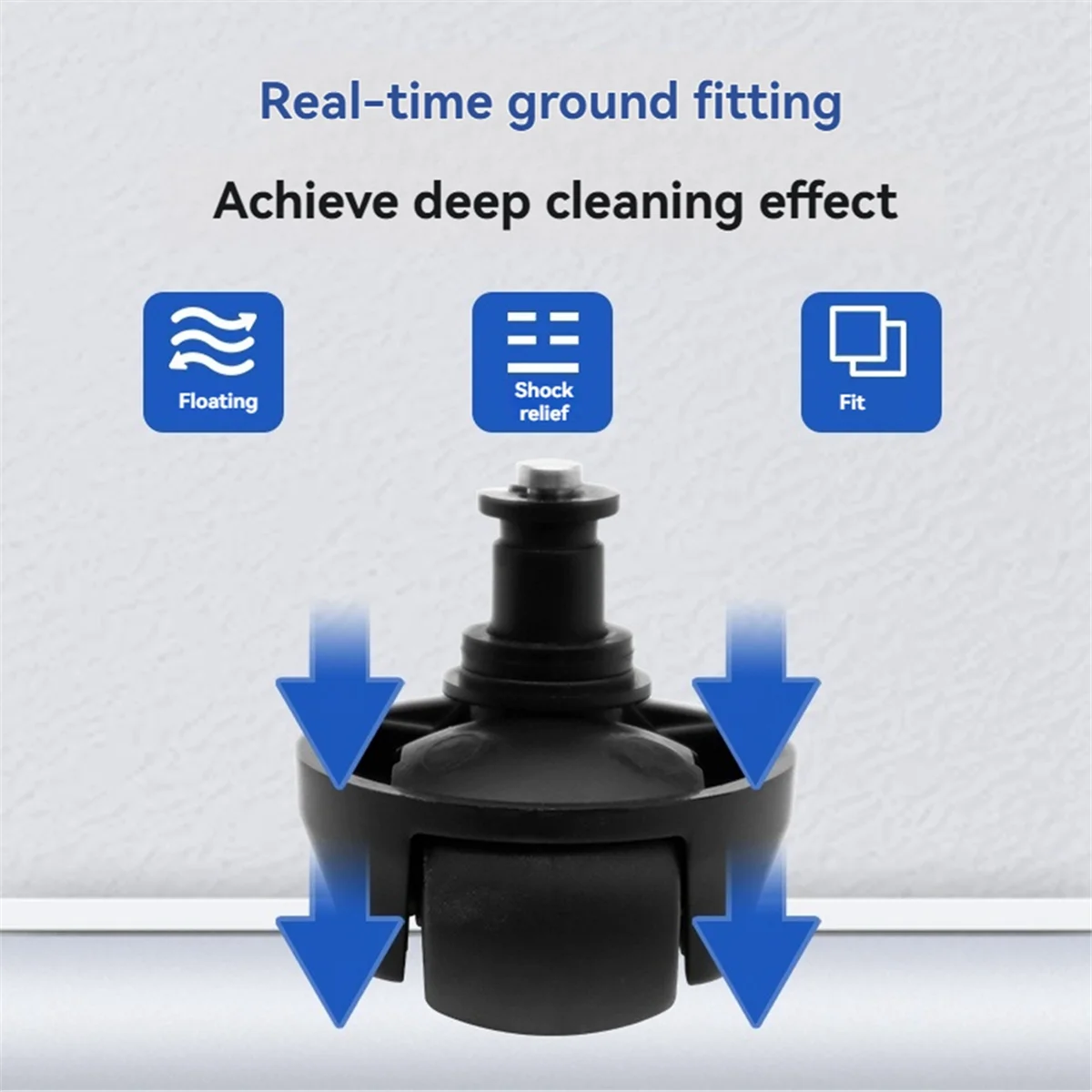 FZFZ Ersatz-Vakuum-Universalrad für L10Pro L10Plus 1T X10 X20 X30 Roboter-Staubsauger-Teile